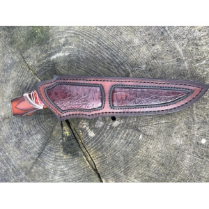 ЧЕРВОНИЙ ЗУБ ексклюзивний ніж студії ножів ручної роботи Василя Дячика, замовити купити в Україні (Cталь - К390™ 64 HRC). Photo 3